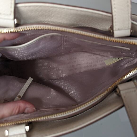 Kate Spade Cream Picnic Perfect Bee Lottie Handbag Crossbody Strap Floral Spring - Picture 8 of 12